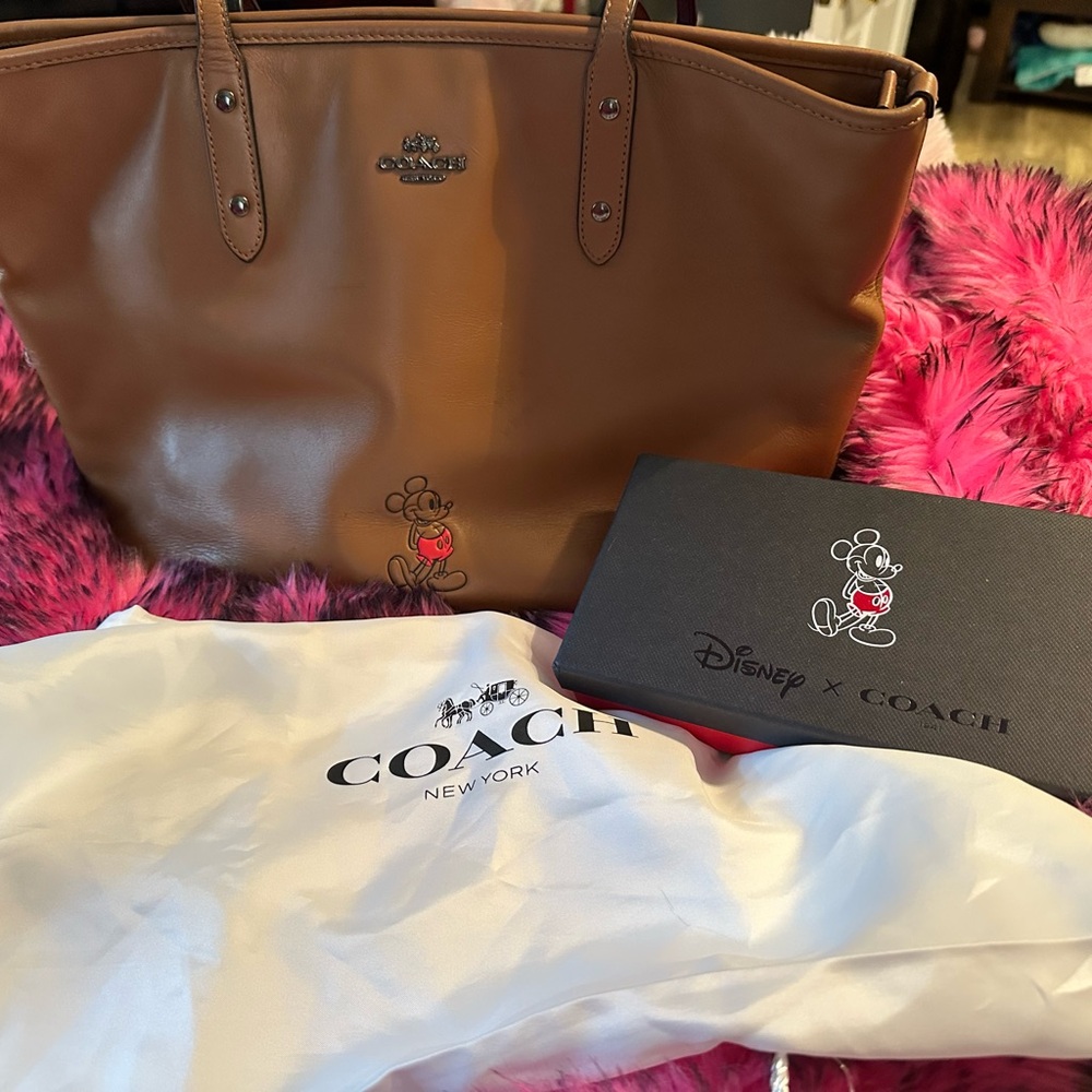 Coach x Disney Mickey Mouse Tote & Wallet